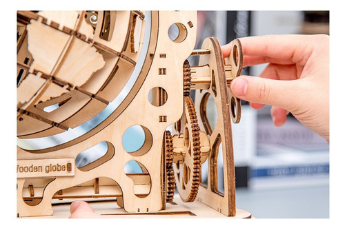 Jogos De Quebra-cabeça 3d Wooden Earth Globe, Decoração De P