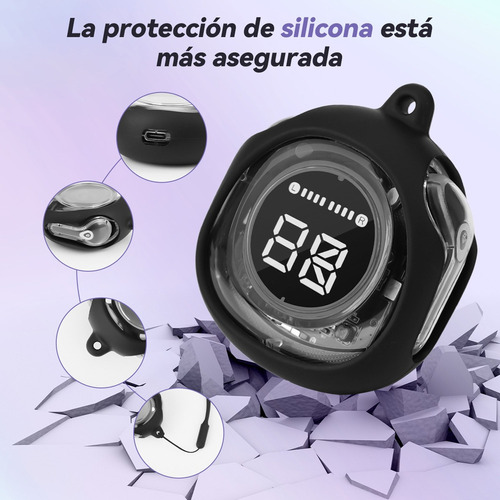 Audifonos Bluetooth Auriculare Inalambricos Transparente Led