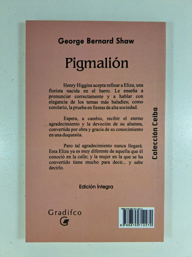 Pigmalion - George Bernard Shaw - Libro Nuevo