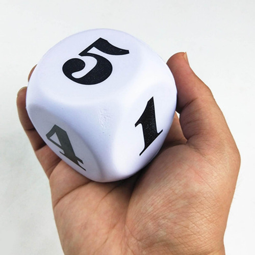 6 Uds. De Dados De Espuma Para Jugar, Dados De Espuma De 6