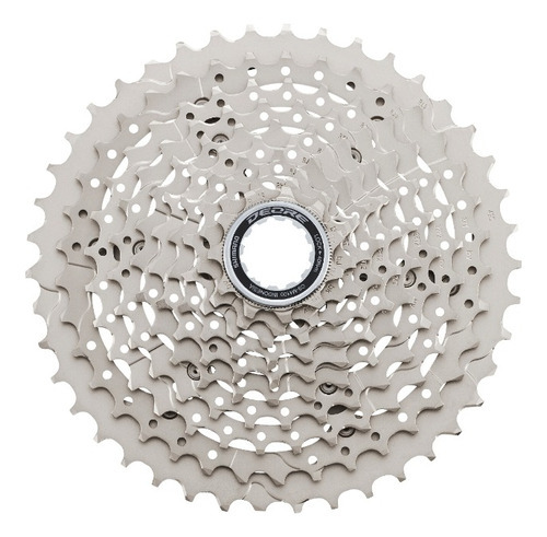 Imagen 2 de 2 de Piñon Cassette Shimano Deore 10v 11/42 Serie Cs-m4100 Cantidad Máxima De Dientes 42 Cantidad Mínima De Dientes 11 Color Plateado