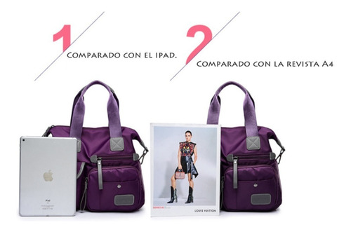 Imagen 2 de 7 de Mochila Impermeable Antirrobo Ideal Para Viaje, Para Mujer