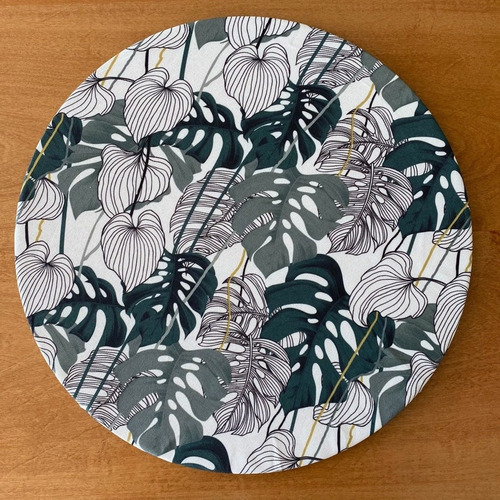 Plato De Sitio Funda Base Mdf Diseños Surtidos Trendy Corner Color Estilo Selva