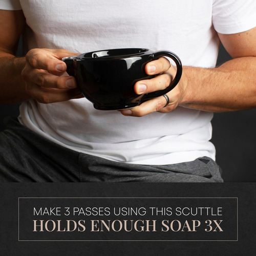 Savanna Shaving Scuttle Mug - Shave Bowl For Creating Rich S