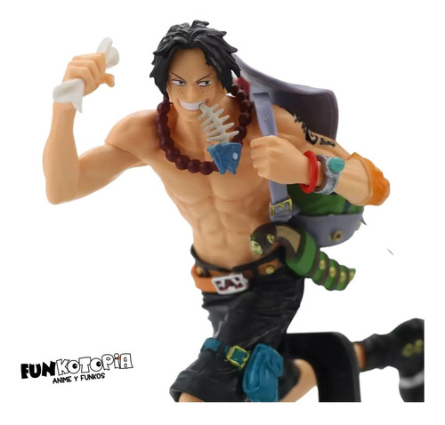 Imagen 2 de 5 de Figura Colección One Piece, Set Con Luffy, Sabo Y Ace
