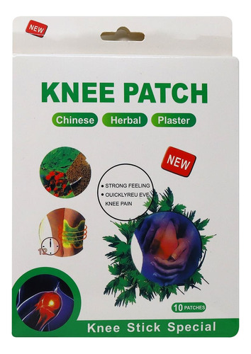 10 Patches Para Dolor Knee Patch Color Coral claro