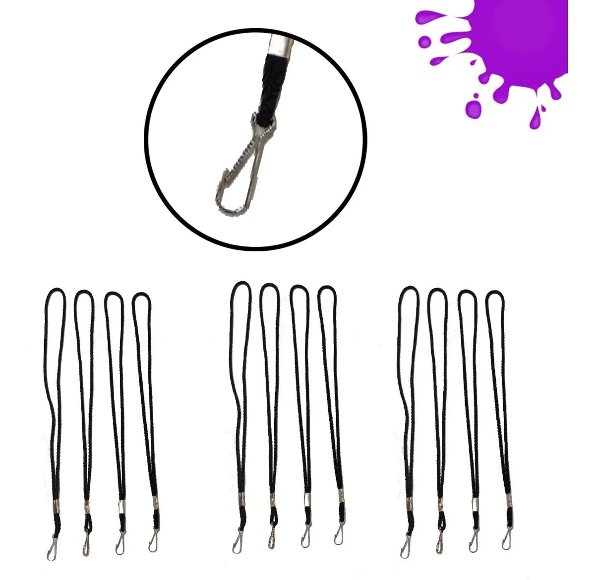 CollarĂn Para Silbato Pack X12 Unidades Mayorista Lanyard