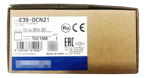 Sensor Fotoelectrico E3sdcn21 Marca Color E3s-dcn21 Sellado