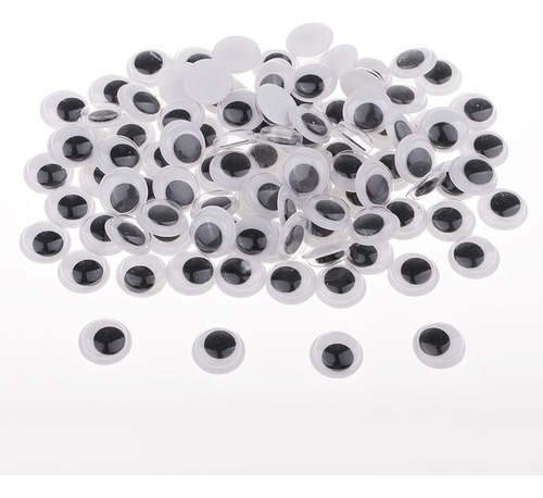 Olhos De Plástico Autoadesivos Vacilantes, 12mm 200pieces