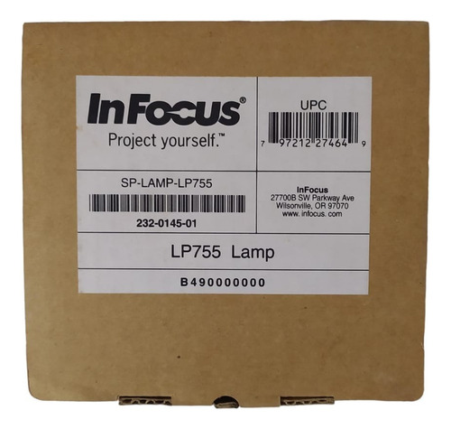 Lampara Para Proyectores Infocus Lp 755