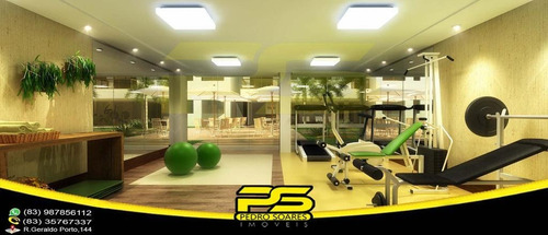 Oportunidade, Apartamento, 02 Quartos, Suíte, Piscina, 02 Vagas, 67,53m², Por Apenas R$ 490.000,00, Em Bessa, João Pessoa - Paraíba. - Ap2861