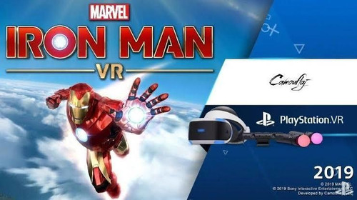 Vr Visor Ps4 Iron Man Marvel Bundle Edition Pack Completo