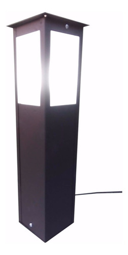 Farol De Pie 1 Luz Exterior Led Bajo Consumo 1145