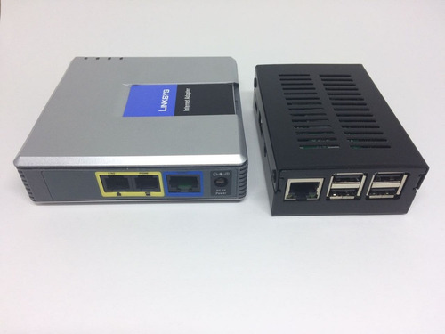 Central Pabx Ip Rasp + 01 Fxo Spa3000 + 01 Fxs Audiocodes