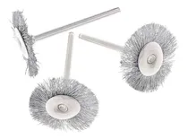 Comprar Kit Jogo 3 Escovas Aço Inox Circular Polimento Pu002F Furadeiras