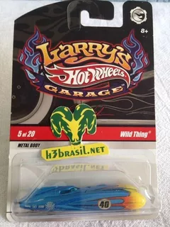 Bx161 Hot Wheels Larrys Garage Chase Assinado Wild Thing H3b