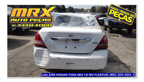 Sucata Nissan Tiida Sedan 1.8 16v Flex Fuel Mec 2012 Pecas