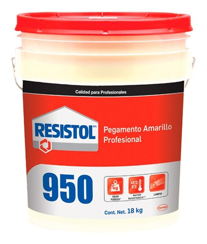 Resistol 950, Amarillo, 18 Kg