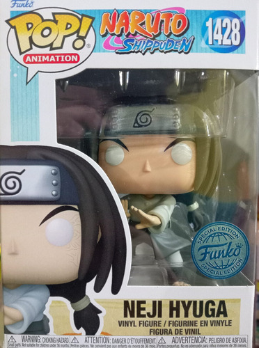 Funko Pop! Neji Hyuga #1428 Naruto Shippuden Special Edition (Usado)