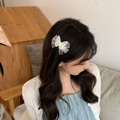 Pinza Para El Pelo Con Lazo Elegante En Forma De P Para Fies