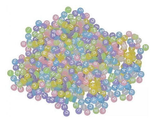 3 Accesorios De Bisutería Spacer Beads De Números Estilo J