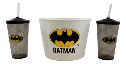 Almofada De Pipoca Batman Cor Cinza Desenho do tecido batma