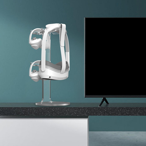 Escritorio Auriculares Soporte Almacenamiento Claro
