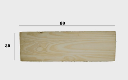 Estante/repisas Pino Alistonado 30x80 Ddika