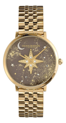 Olivia Burton Reloj Dama Celestial Nova 24000079 Dorado 35mm