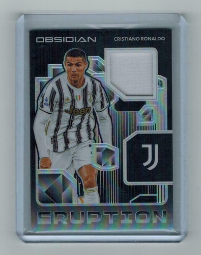 Tarjeta Cristiano Ronaldo Obsidian Juventus Jersey 041/149