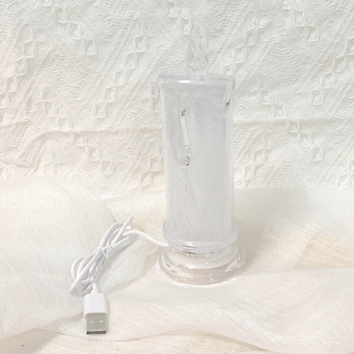 2x Simulación De Carga Usb Electrónica Creativa Para Jardín
