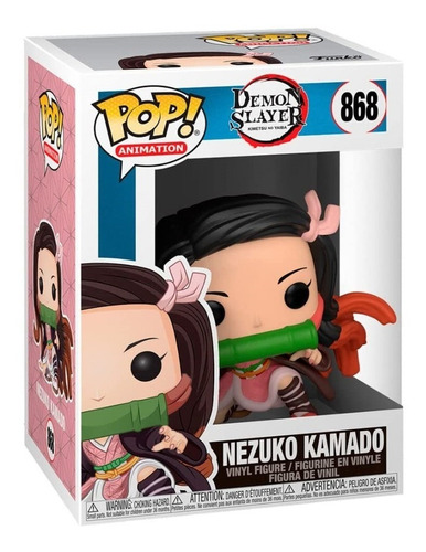 Figura de acción Nezuko Kamado Nezuko Boxlunch 49013 de Funko Pop! Animation