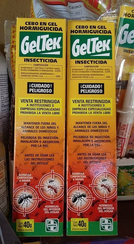 Imagen 4 de 6 de Gel Jeringa Cebo Hormigas Atrae Y Mata Hormiguicida 40 Grs.