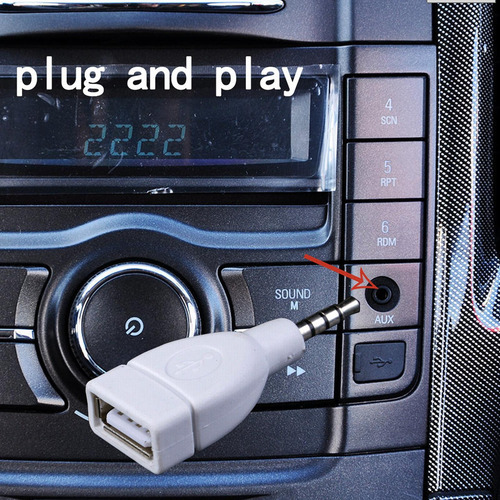 Conector De Audio Macho De 2x3,5 Mm A Usb 2.0 Accesorios De