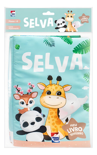 Meu Livro-travesseiro: Selva, De Brijbasi Art Press. Editorial Happy Books, Capa Mole em Português 2024