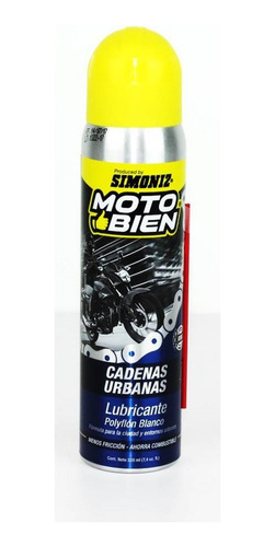 Lubricante De Cadena Moto Simoniz Urbana 220 Ml Spray