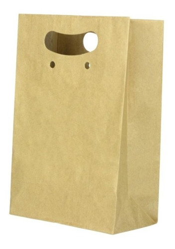Sacola Kraft Boca De Palhaço Gg2. 30,5x11,5x38 Com 100 Un.