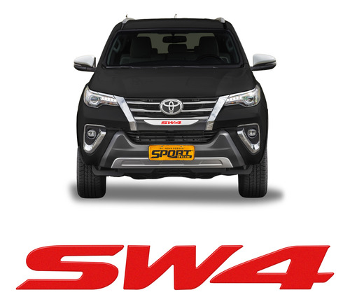 Adesivo Do Para Choque Dianteiro Toyota Hilux Sw4 Resinado