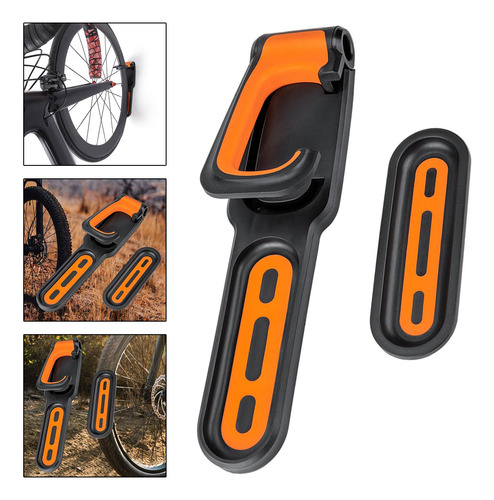 Portabicicletas De Pared Portabicicletas Para Naranja Negro