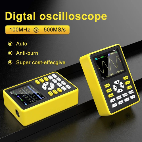 Osciloscopio Digital Portatil 100 Mhz Fnirsi 5012h Batería