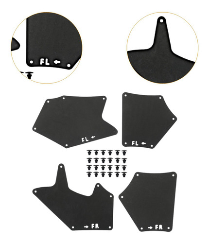 4 Piezas De Protectores Contra Salpicaduras 537370c030