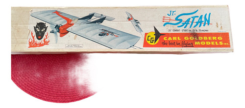 Kit Aeromodelo Jr. Satan Asa Voadora Vcc Carl Goldeberg