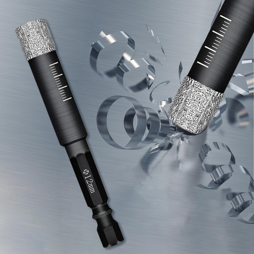 Conjunto De Brocas A Seco De Diamante Acessórios Para 12mm