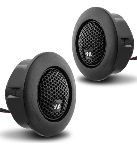 Kit C/ Par Mini Tweeter Hurricane Twp Neo 80w Rms 4 Ohms Cor Preto