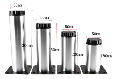 Zócalo De Patas Ajustable Para Muebles 18 Cm
