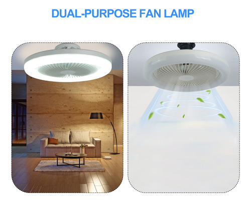 Lustre De Ventilador Para Ajuste De Quarto, Lâmpada Infantil