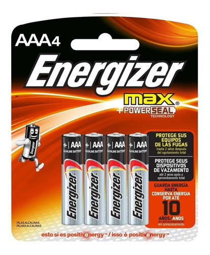 Imagen 3 de 4 de 40 Pilas Aaa Energizer 1.5v Alcalina - Caja Cerrada - Nuevas