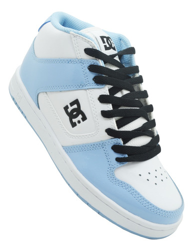 Tenis Dc Shoes Manteca 4 Mid Adjs100162 Xbwk Blue/white/blk