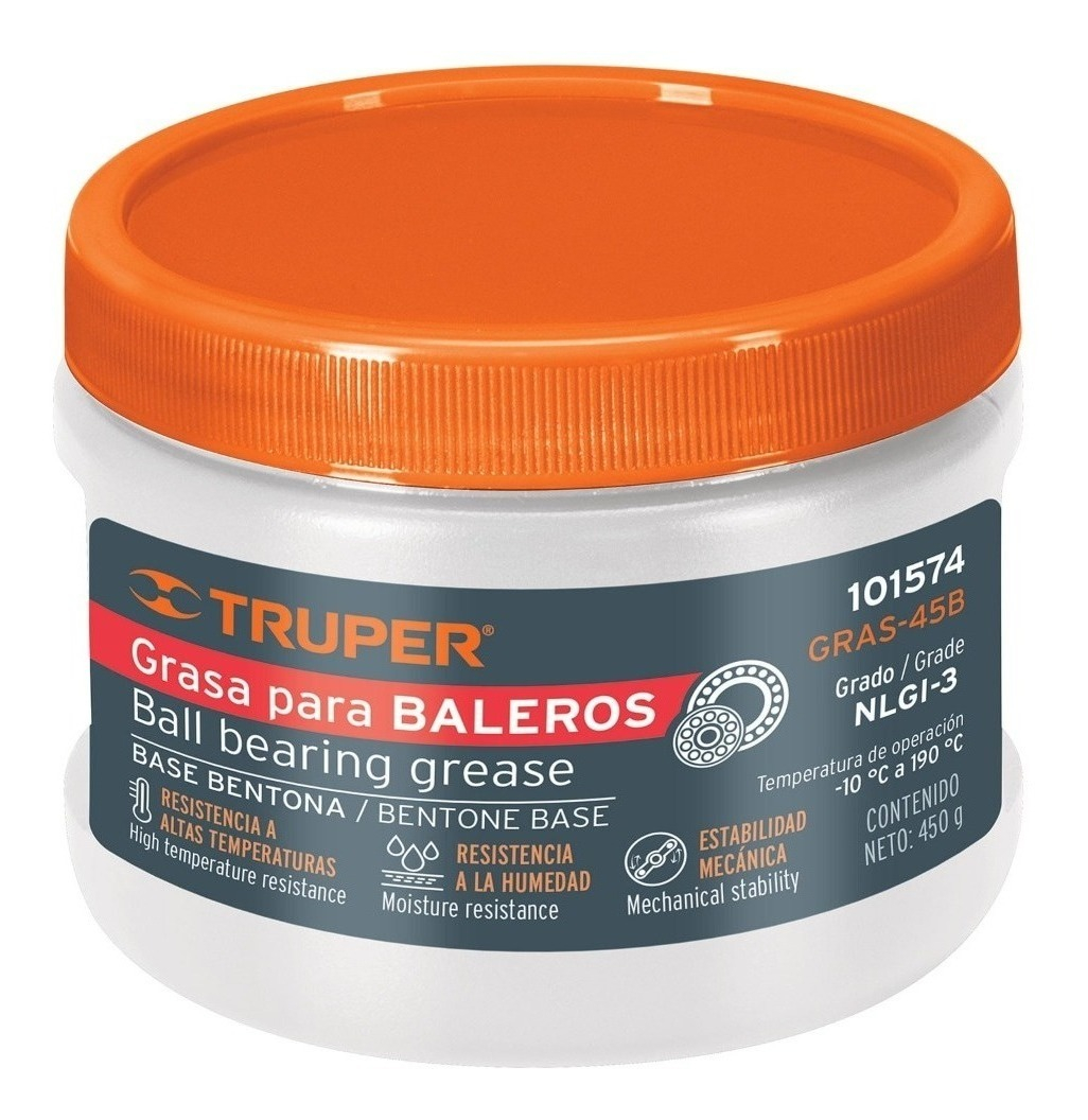 Grasa De Bentona Para Baleros 450 G, Truper