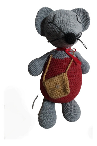 Muñeco Raton Perez / Amigurumi Artesanal A Crochet 